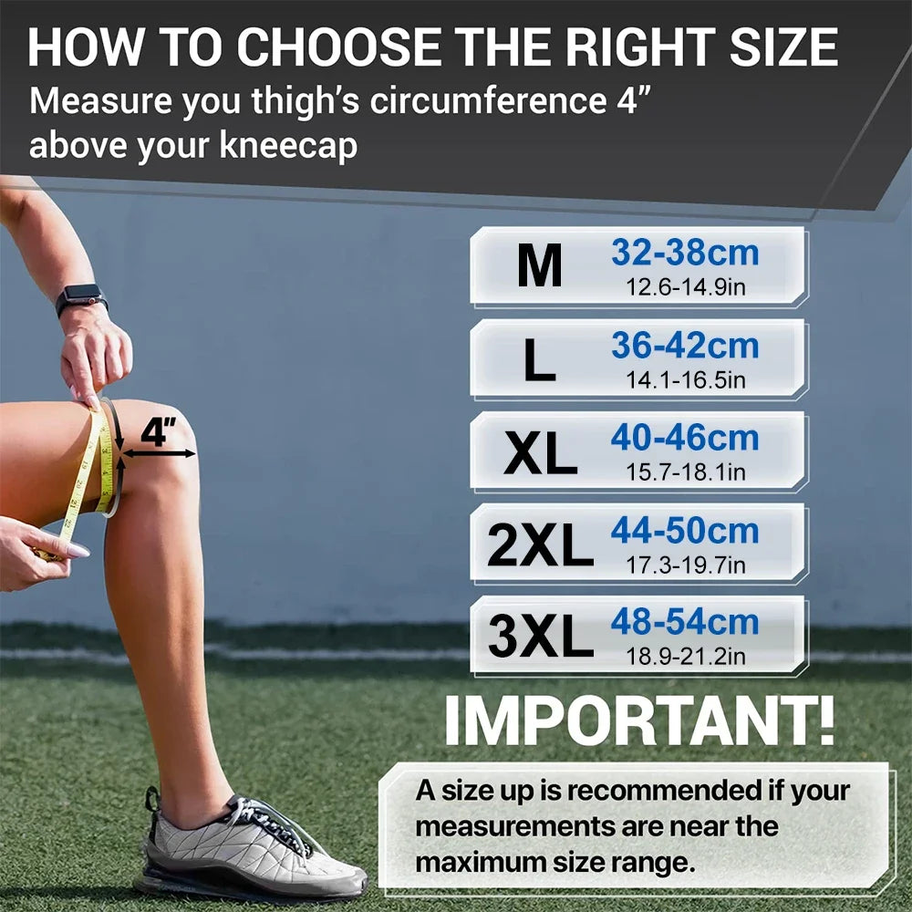 1PC Professional Compression Knee Brace Adjustable Knee Support with Meniscus Pad&Patella Gel Pad for Tear Knee Pain Men & Women