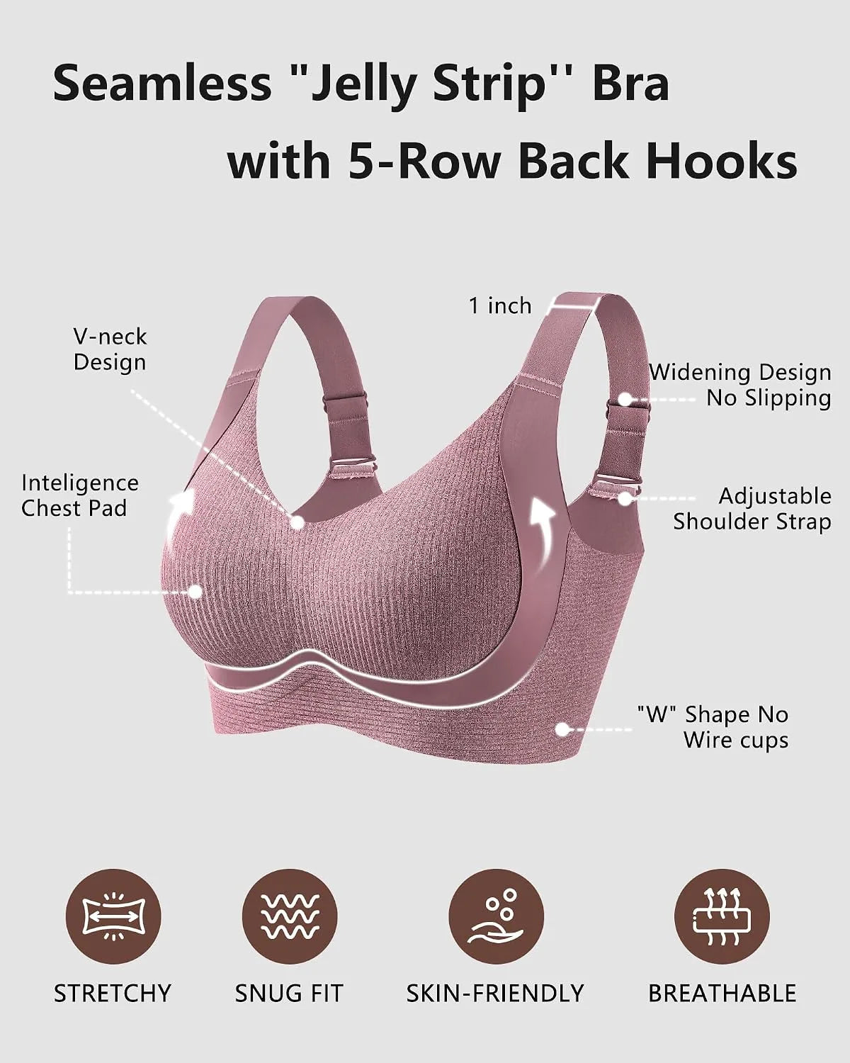 Wireless Full Coverage Comfort Bra