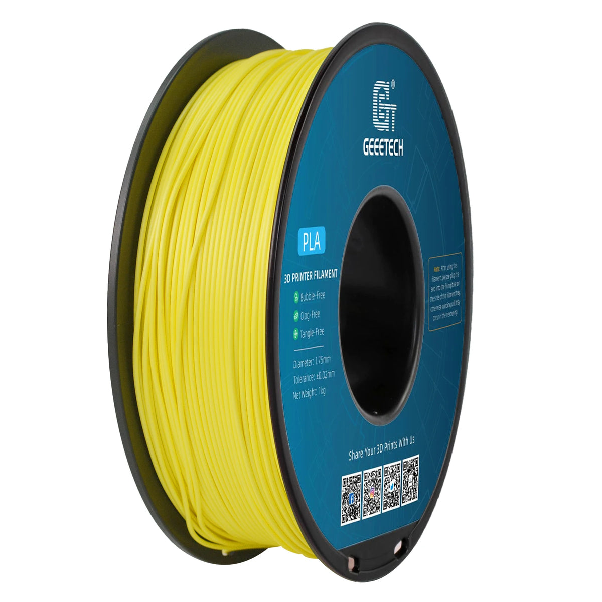 Geeetech Standard PLA Filament 1kg 1.75mm 3D Printer Plastic Material, Accuracy 0.03mm, Free Shipping Fit Most FDM Printer