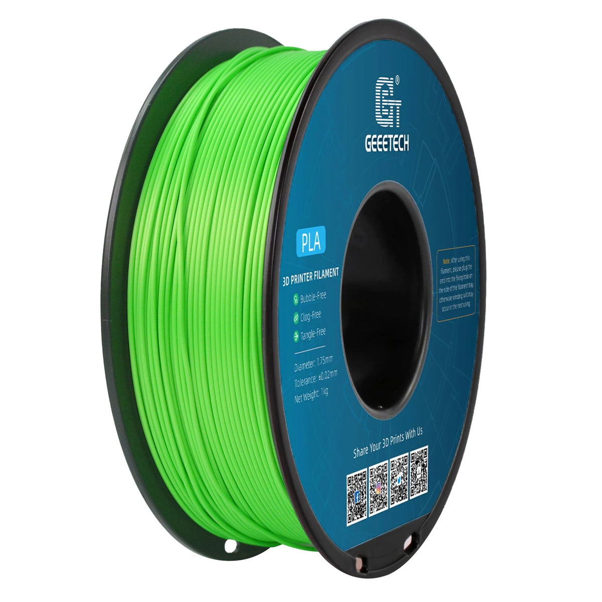 Geeetech Standard PLA Filament 1kg 1.75mm 3D Printer Plastic Material, Accuracy 0.03mm, Free Shipping Fit Most FDM Printer