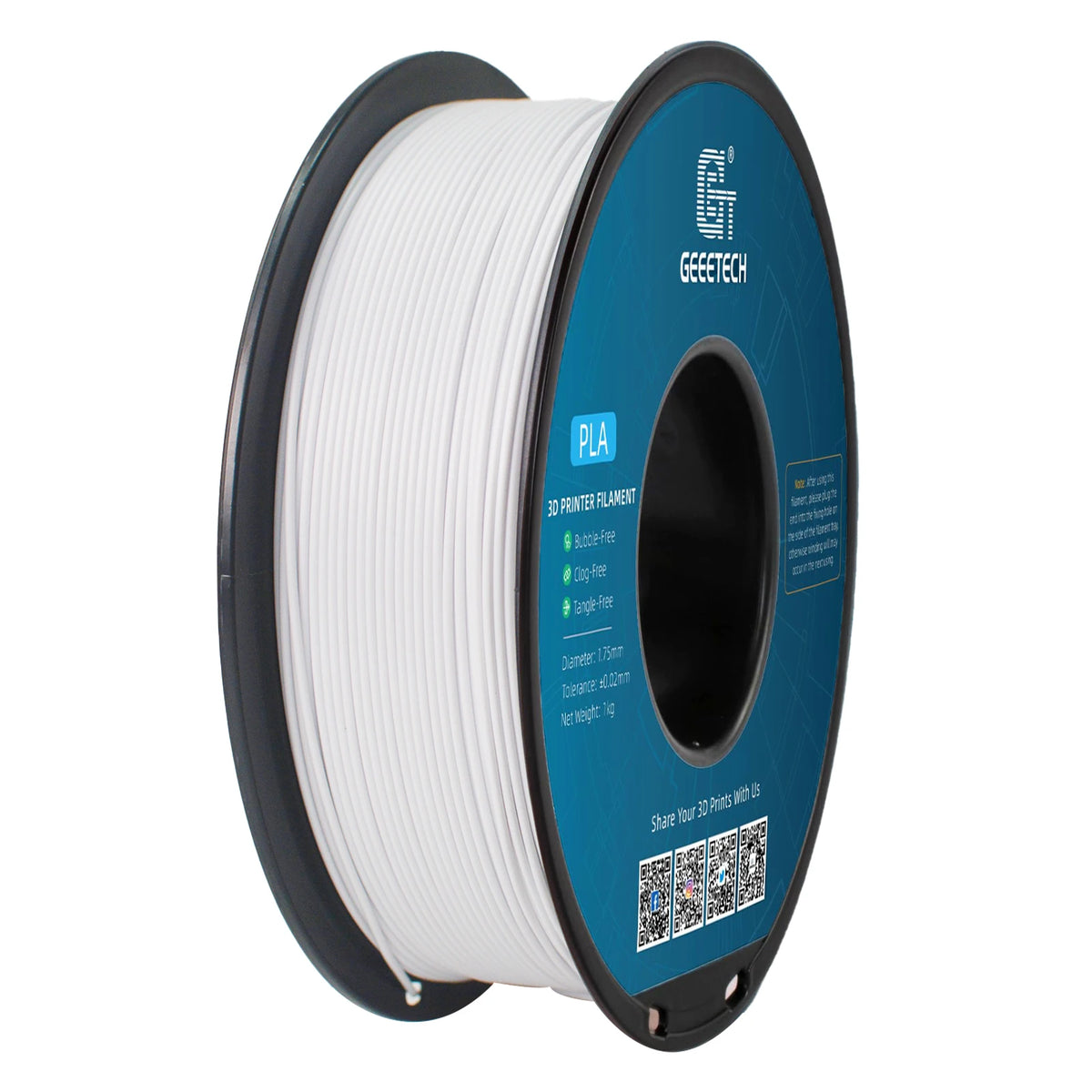 Geeetech Standard PLA Filament 1kg 1.75mm 3D Printer Plastic Material, Accuracy 0.03mm, Free Shipping Fit Most FDM Printer