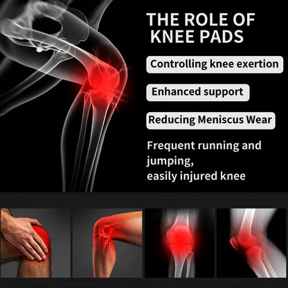 1PC Professional Compression Knee Brace Adjustable Knee Support with Meniscus Pad&Patella Gel Pad for Tear Knee Pain Men & Women