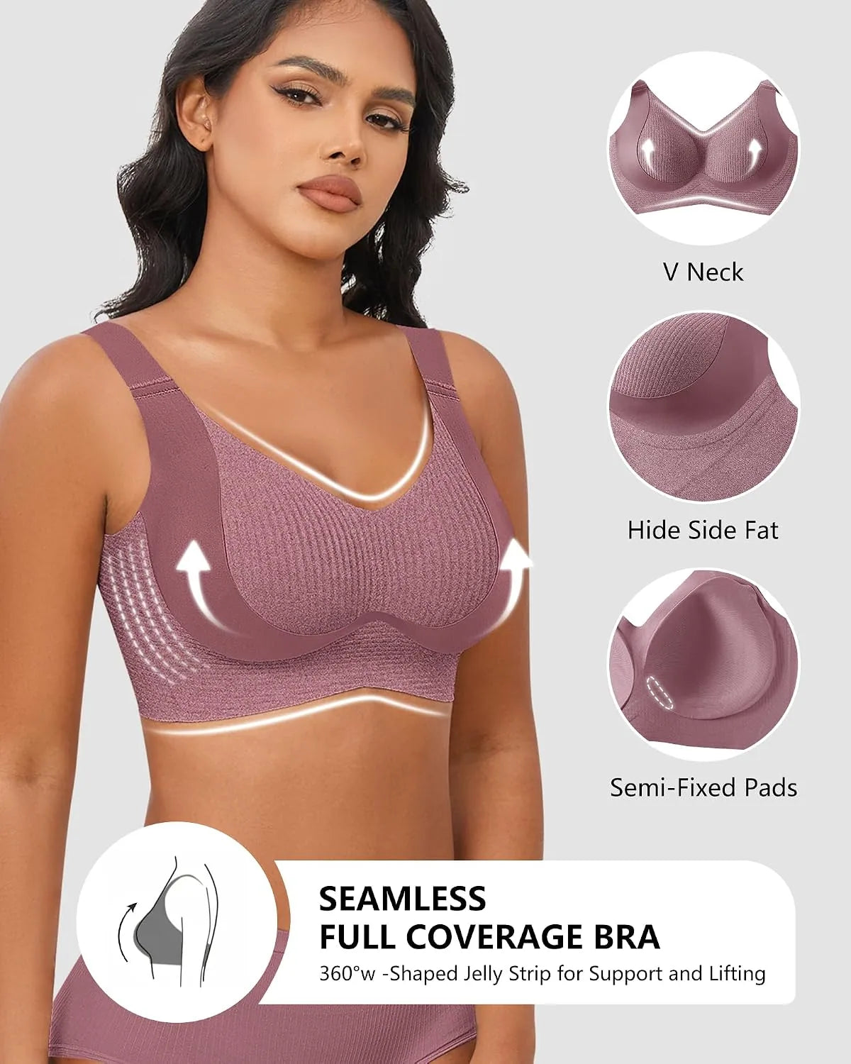 Wireless Full Coverage Comfort Bra